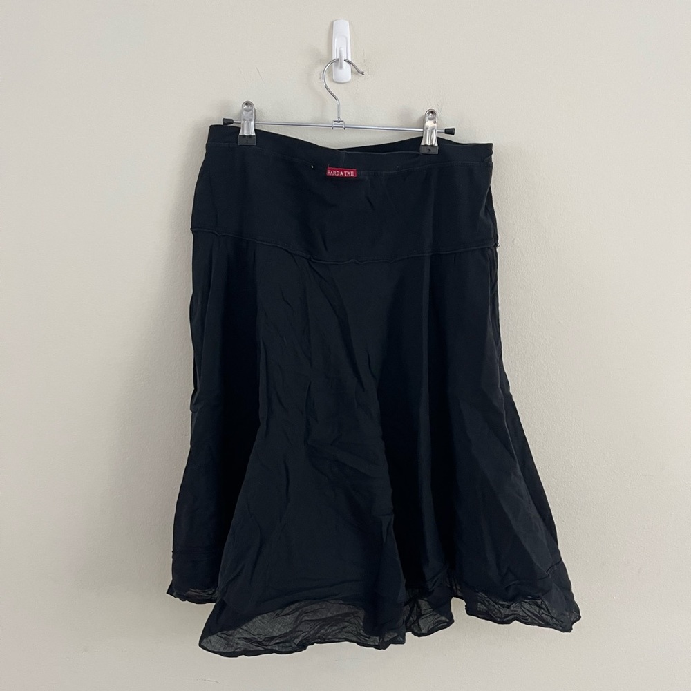 Hard Tail Black A-Line Skirt - Picture 5 of 7